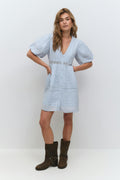 Loose mini dress - Blanc