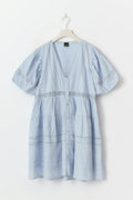 Loose mini dress - Bleu clair