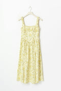 Corset dress - Yellow flower