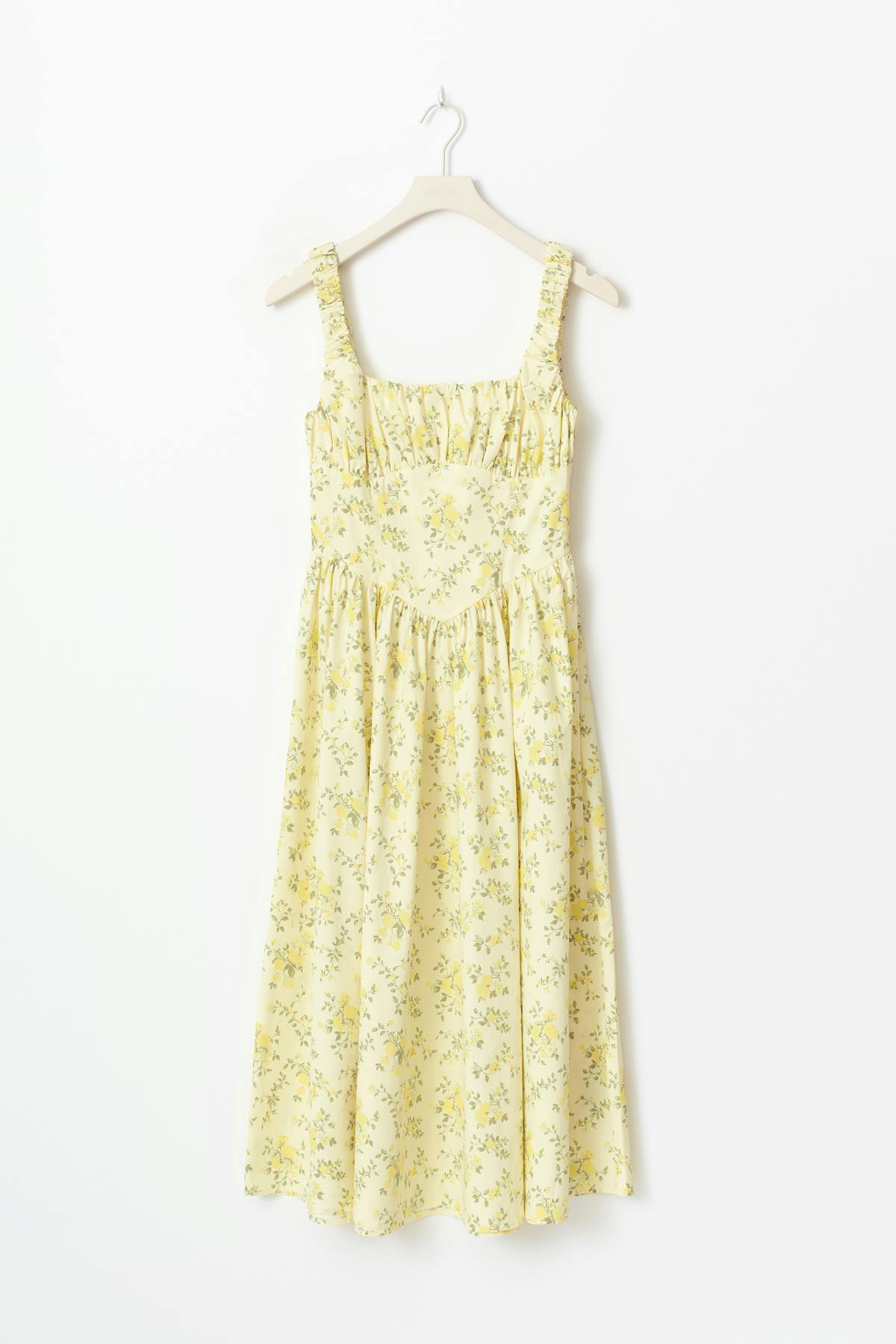 Corset dress - Yellow flower