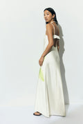 Satin dress - Flower