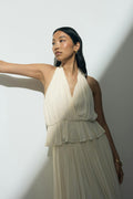 Flowy halterneck top - Creme
