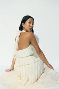 Flowy halterneck top - Creme