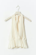Flowy halterneck top - Creme