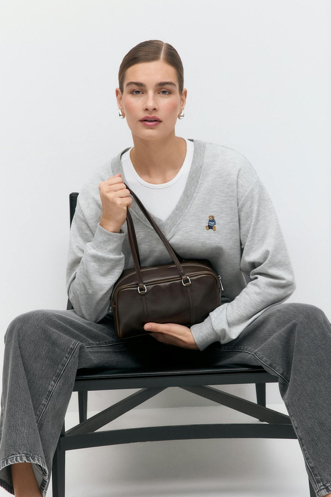 Small bowling bag - Marron foncé