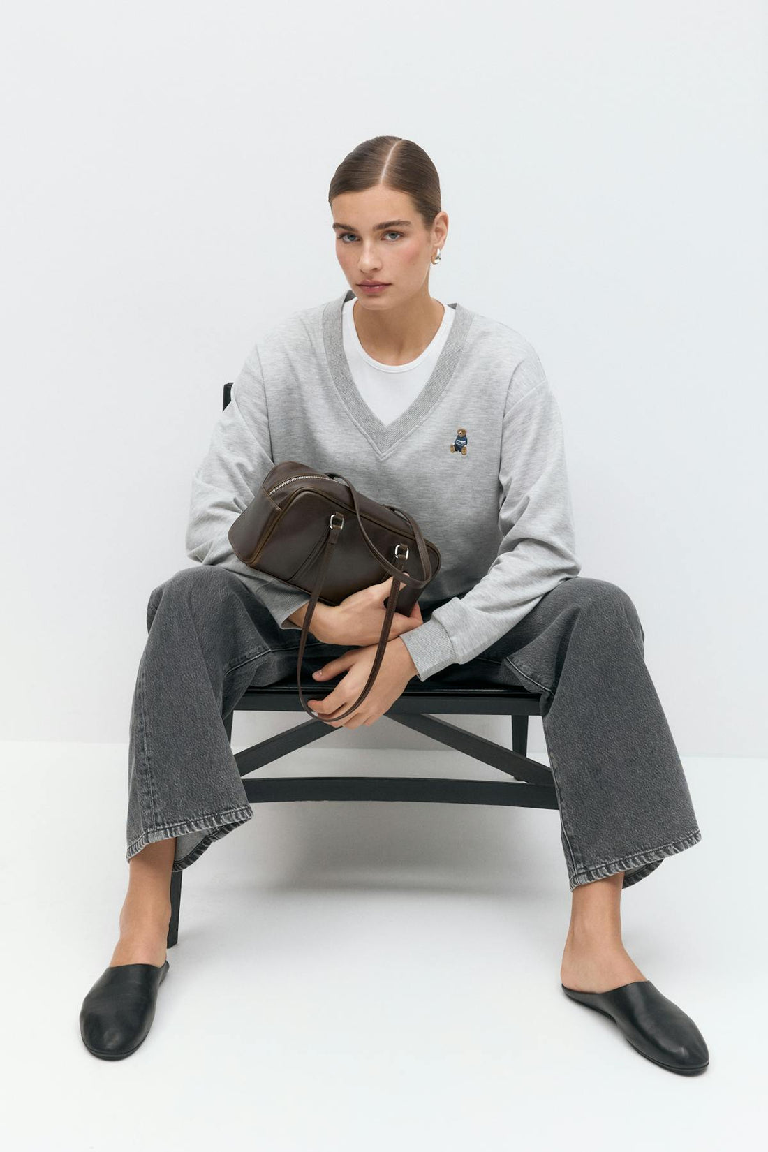 Small bowling bag - Marron foncé