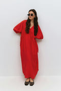 Maxi lacing dress - Zebra