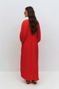 Maxi lacing dress - Rouge