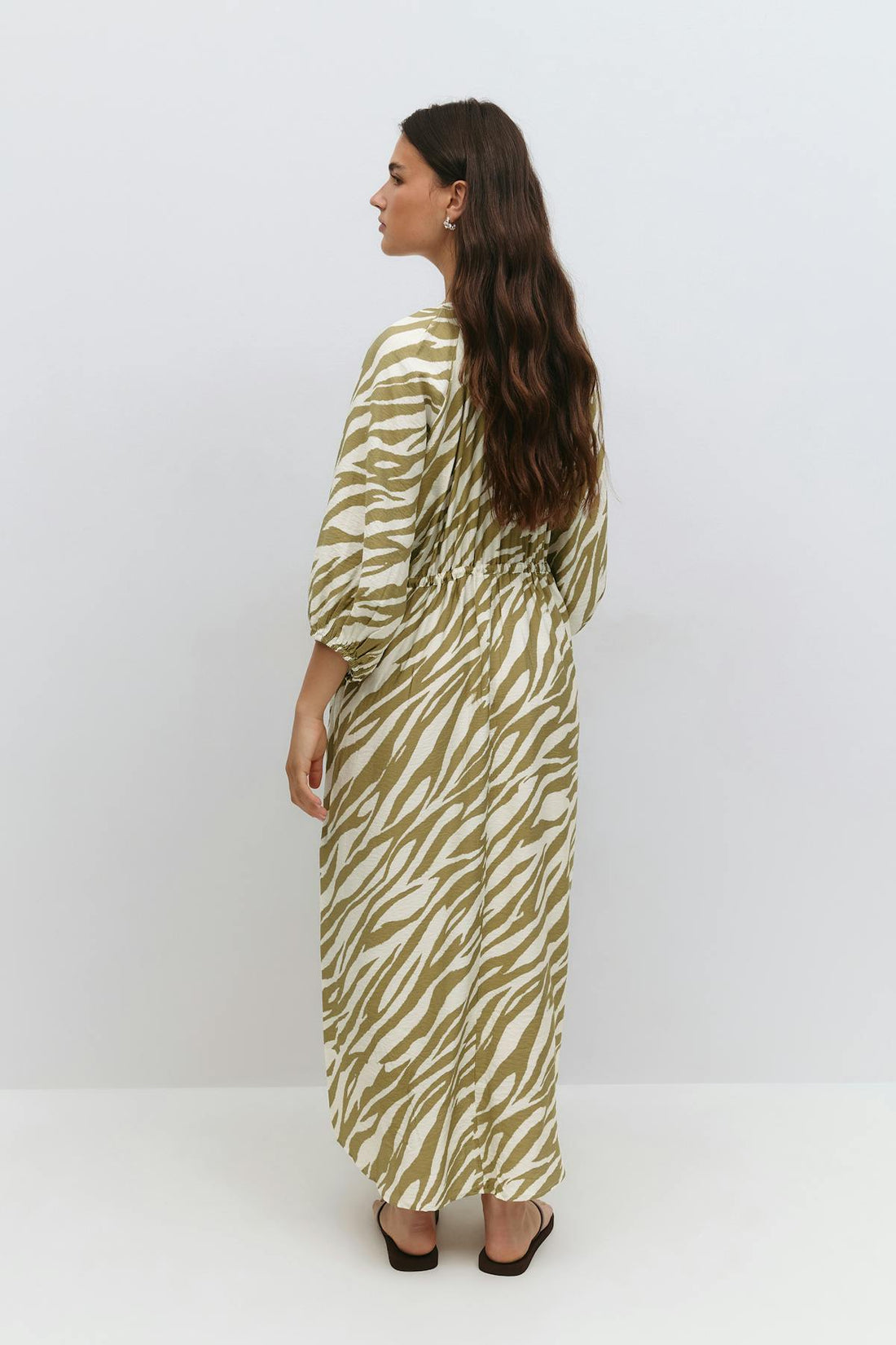 Maxi lacing dress - Zebra