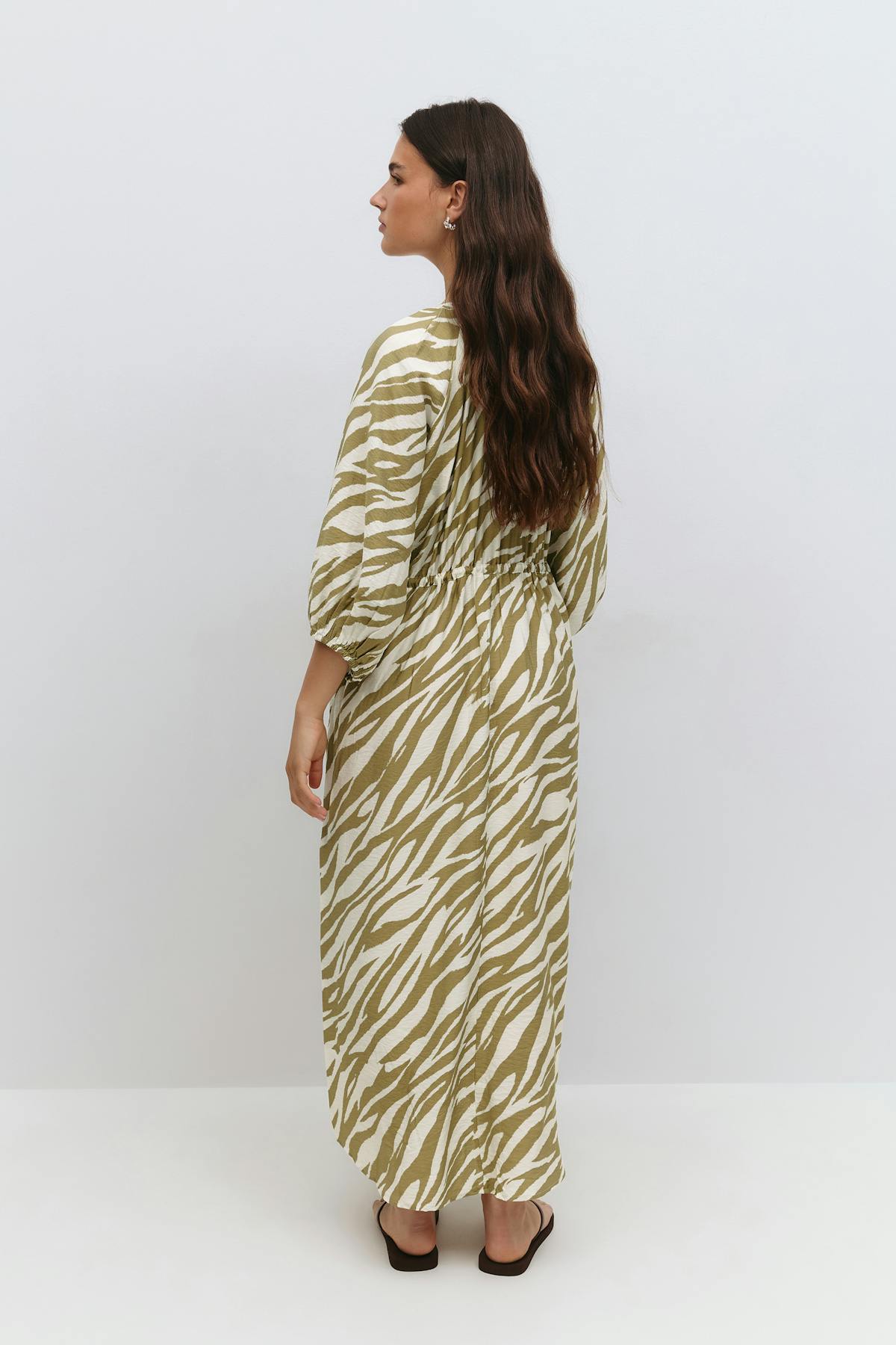 Maxi lacing dress - Zebra