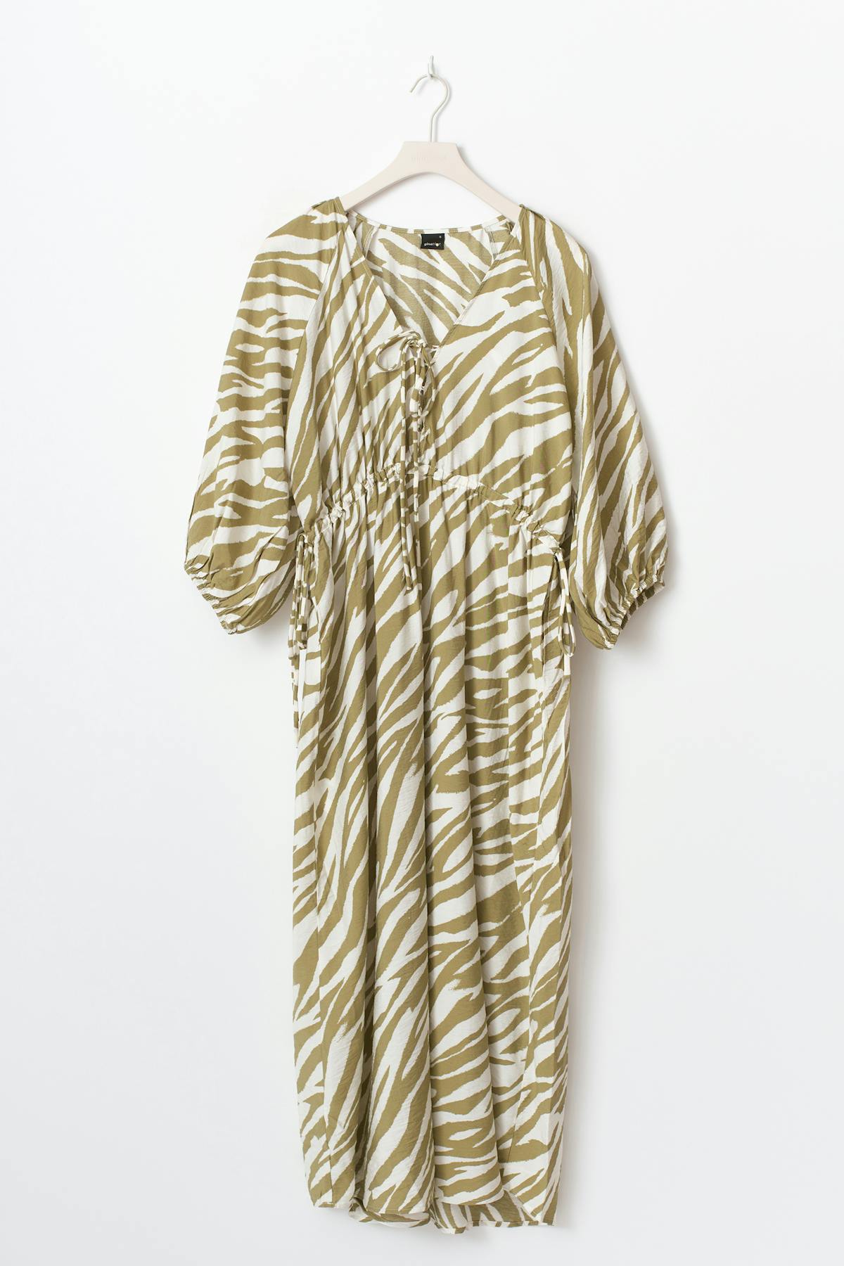 Maxi lacing dress - Zebra