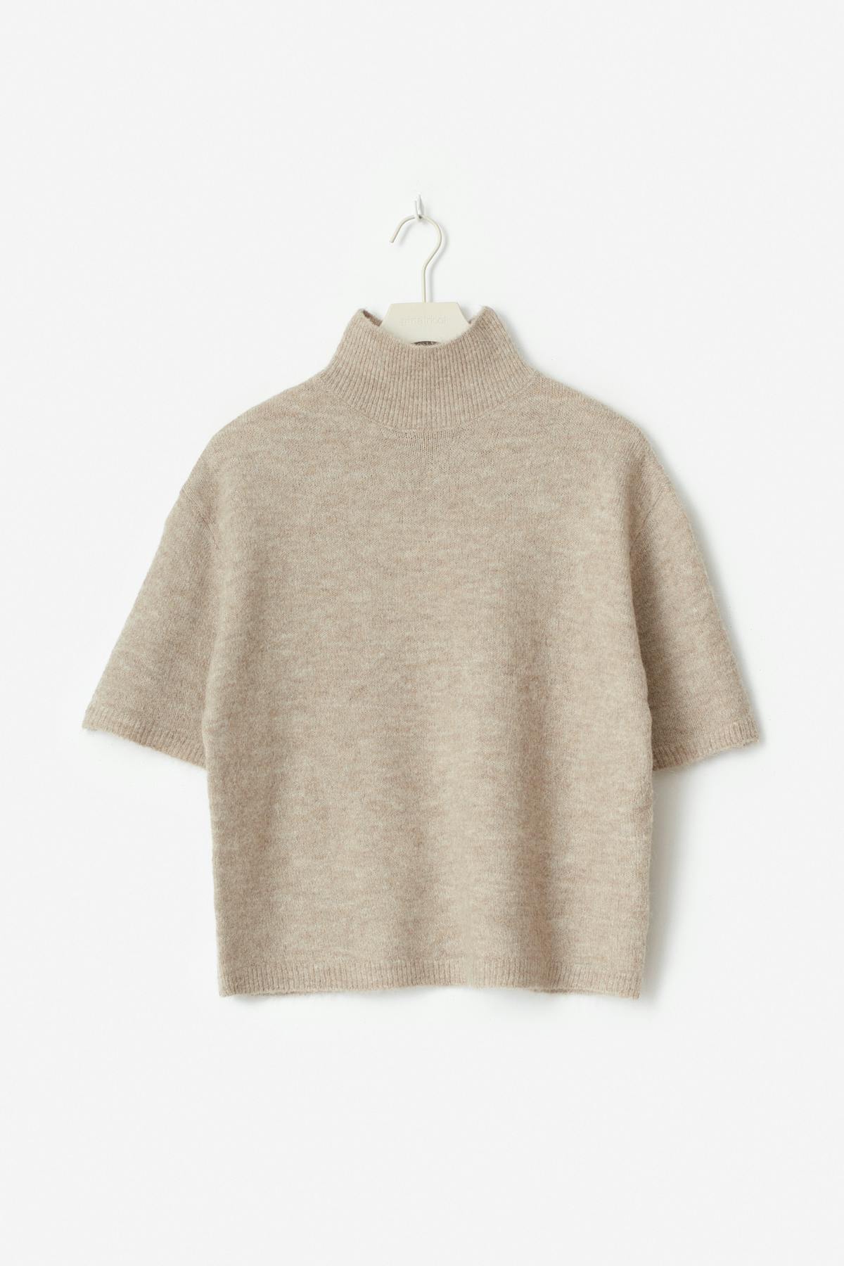 Funnel neck knitted top - Pure c