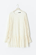 Mini lace dress - Gardenia