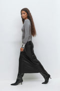 Pu skirt - Noir