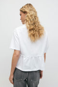 Frill tee - Blanc