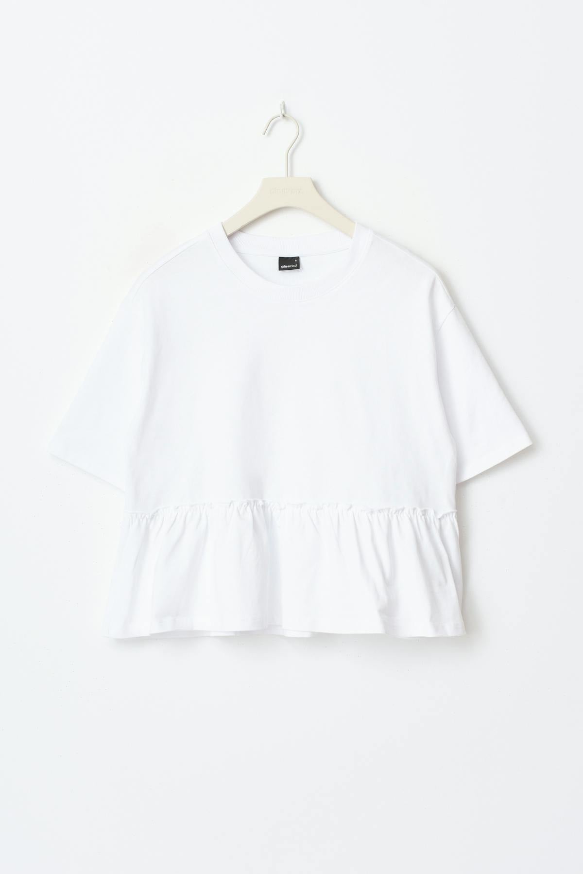 Frill tee - Blanc