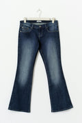 Ultra low bootcut jeans - Gris