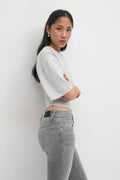 Ultra low bootcut jeans - Gris