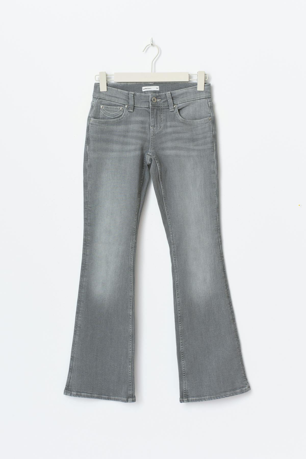 Ultra low bootcut jeans - Deep blue