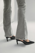 Ultra low bootcut jeans - Bleu foncé