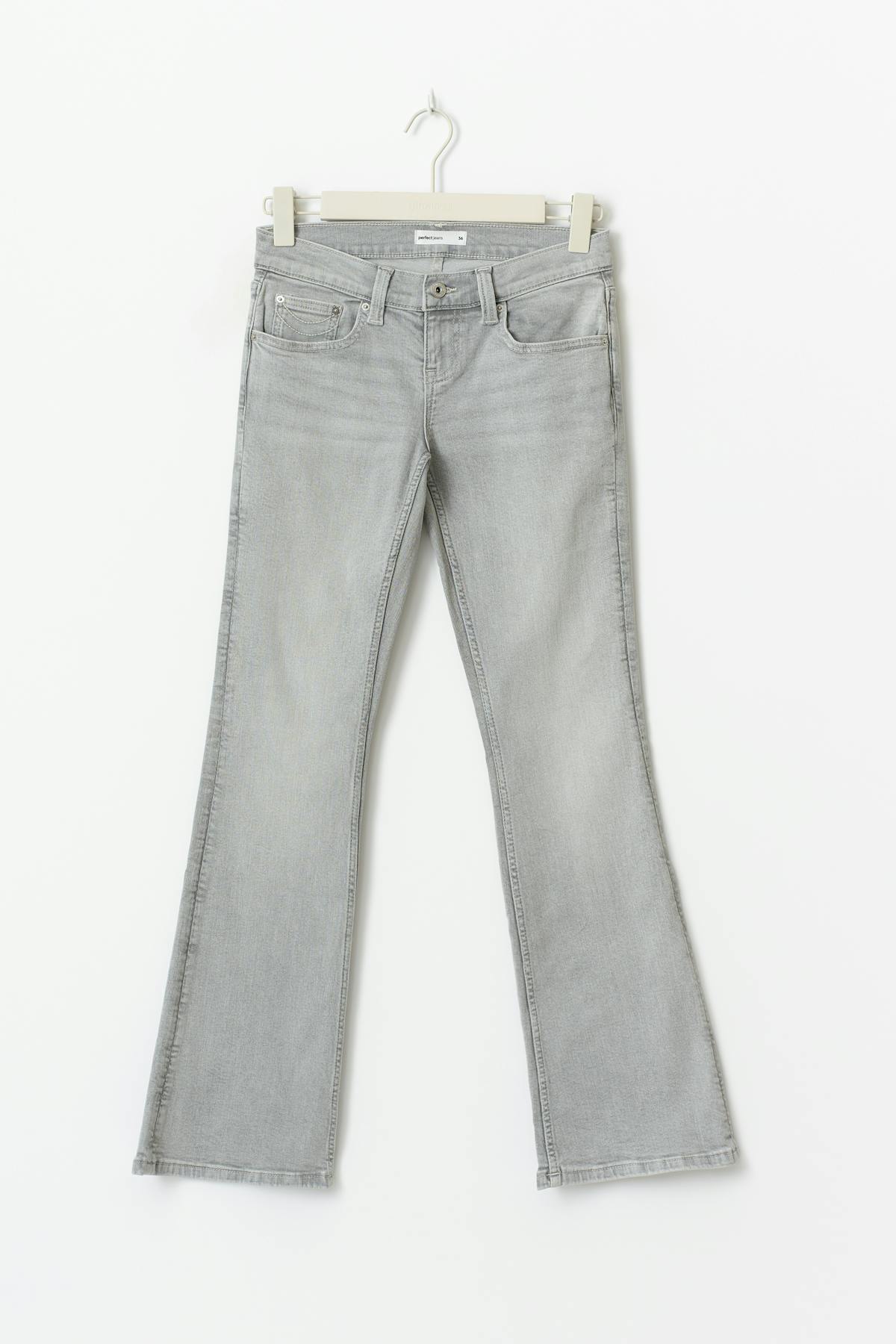 Ultra low bootcut jeans - Gris