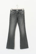 Ultra low bootcut jeans - Gris clair