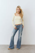 Iconic twisted jeans - Bleu clair
