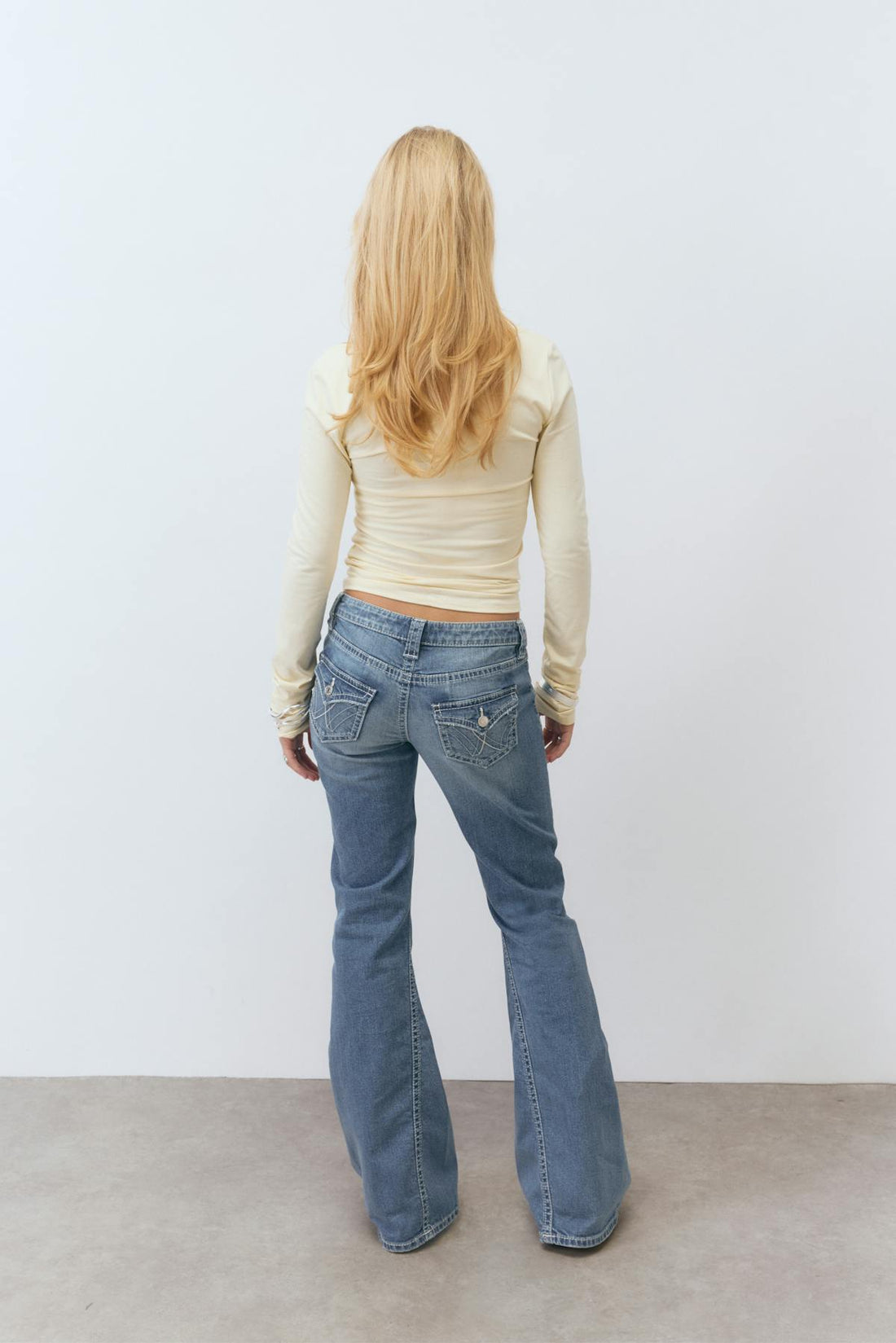 Iconic twisted jeans - Bleu clair