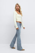 Iconic twisted jeans - Lt blue destroy