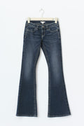 Sparkle low flare jeans - Sky blue