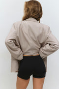 Basic micro short biker - Moonbeam