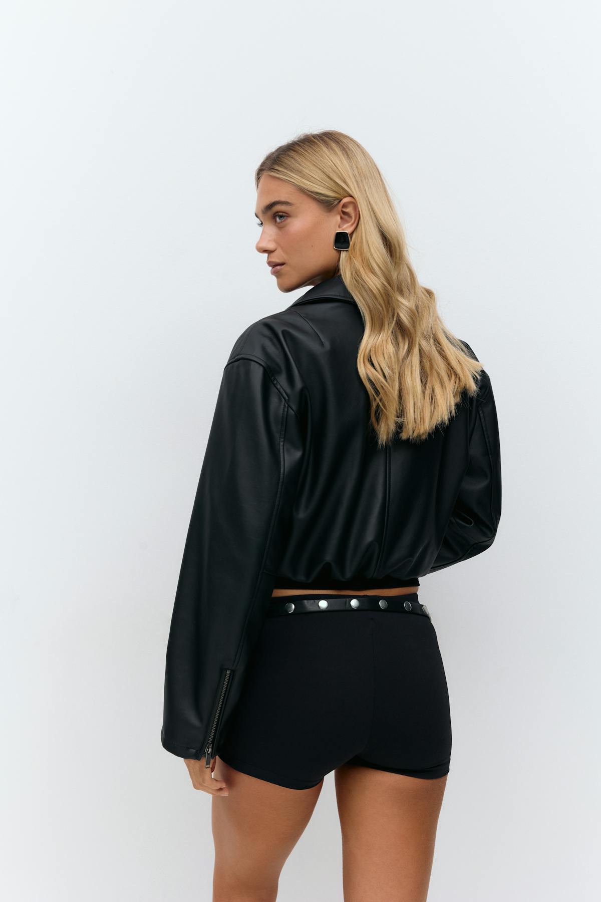 Basic micro short biker - Moonbeam