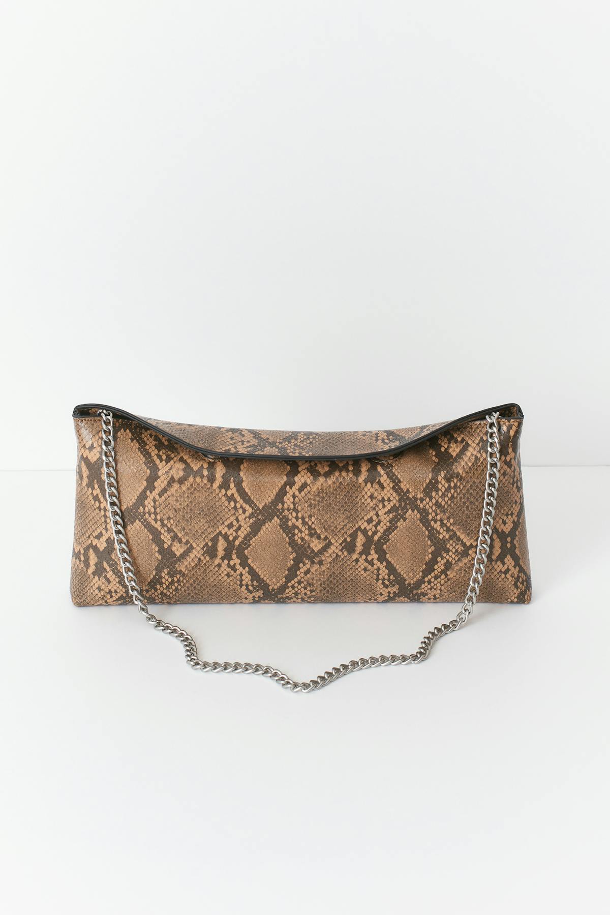 Slouchy clutch bag - Creme