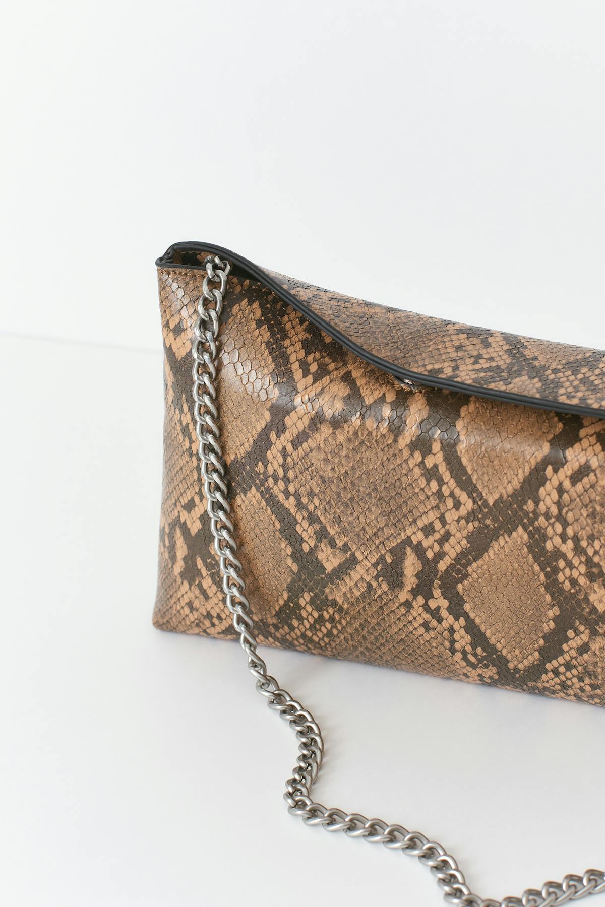 Slouchy clutch bag - Rose