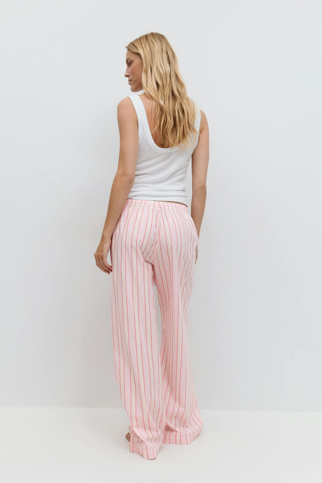 Poplin pyjamas trousers - Multi pink