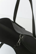 Small wide shopper bag - Camel