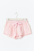 Poplin pyjamas shorts - Multi pink