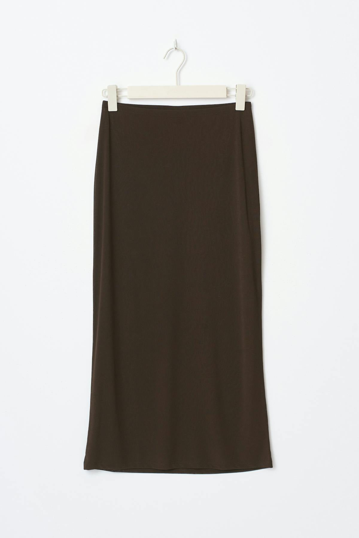 Sheer midi skirt - Java