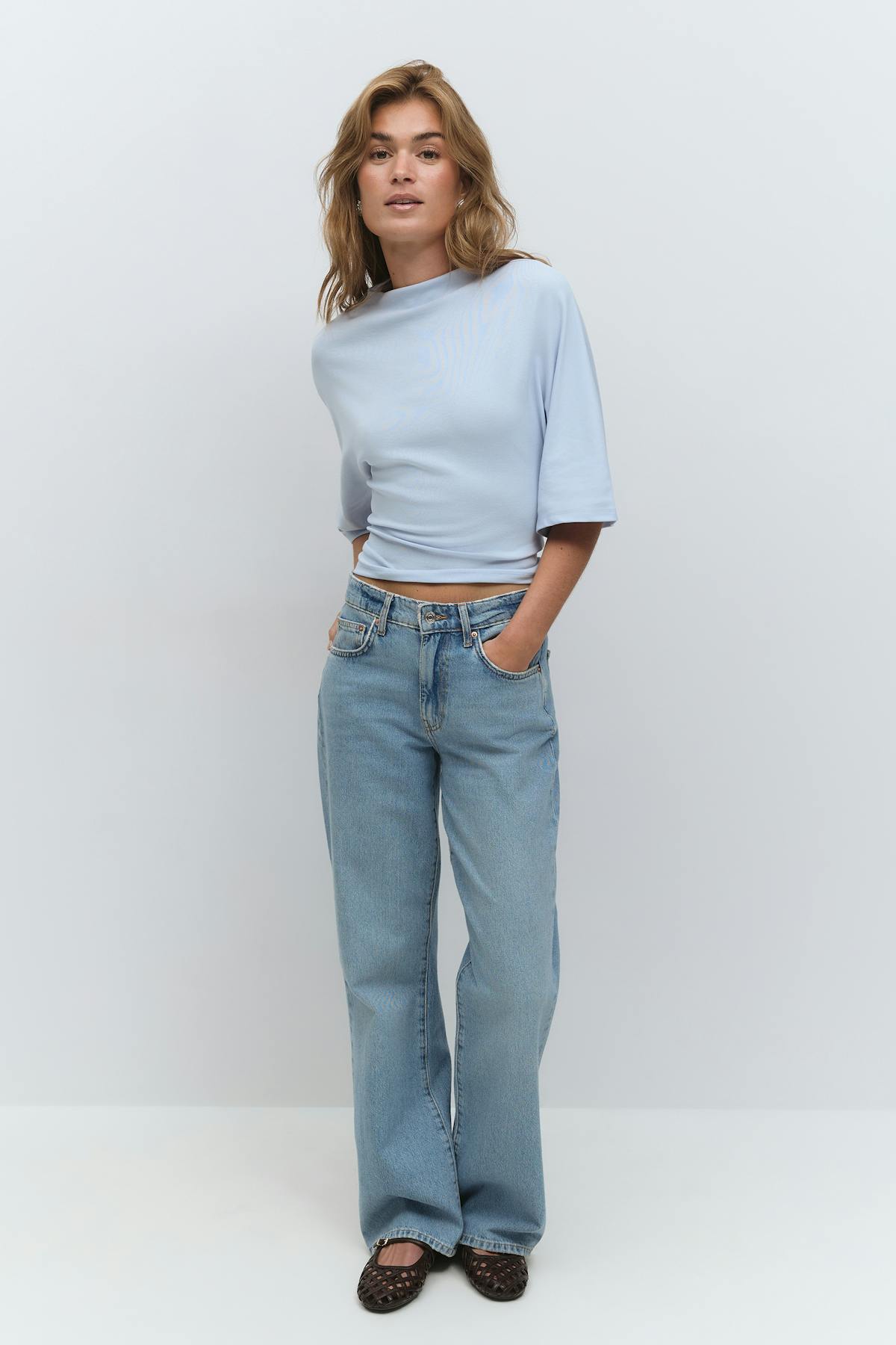 Tie back tee - Ballet slipper