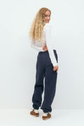 Boyfriend sweatpants - Peacoat