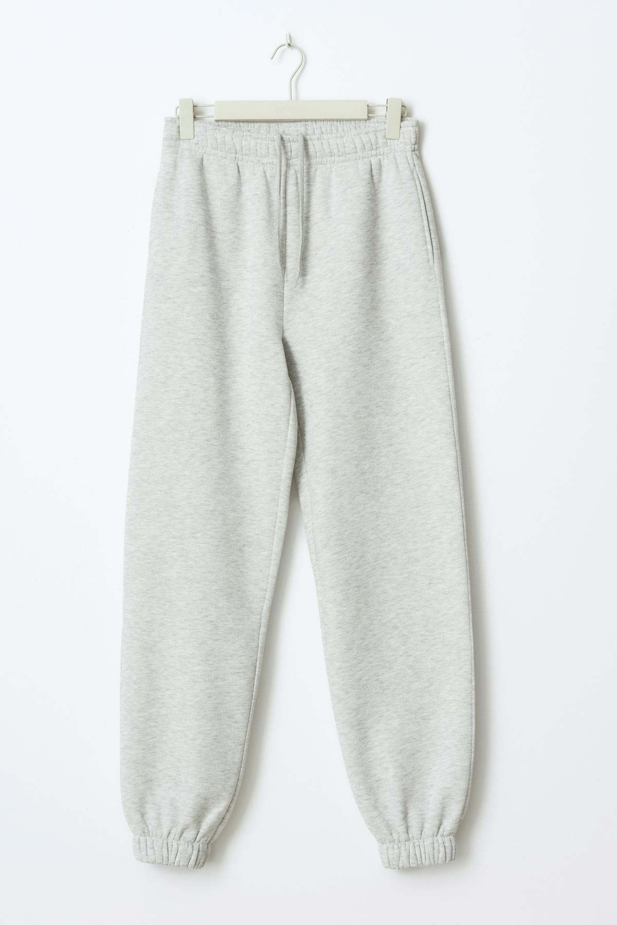 Boyfriend sweatpants - Lt greymelange