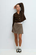 Pleated skirt - Check