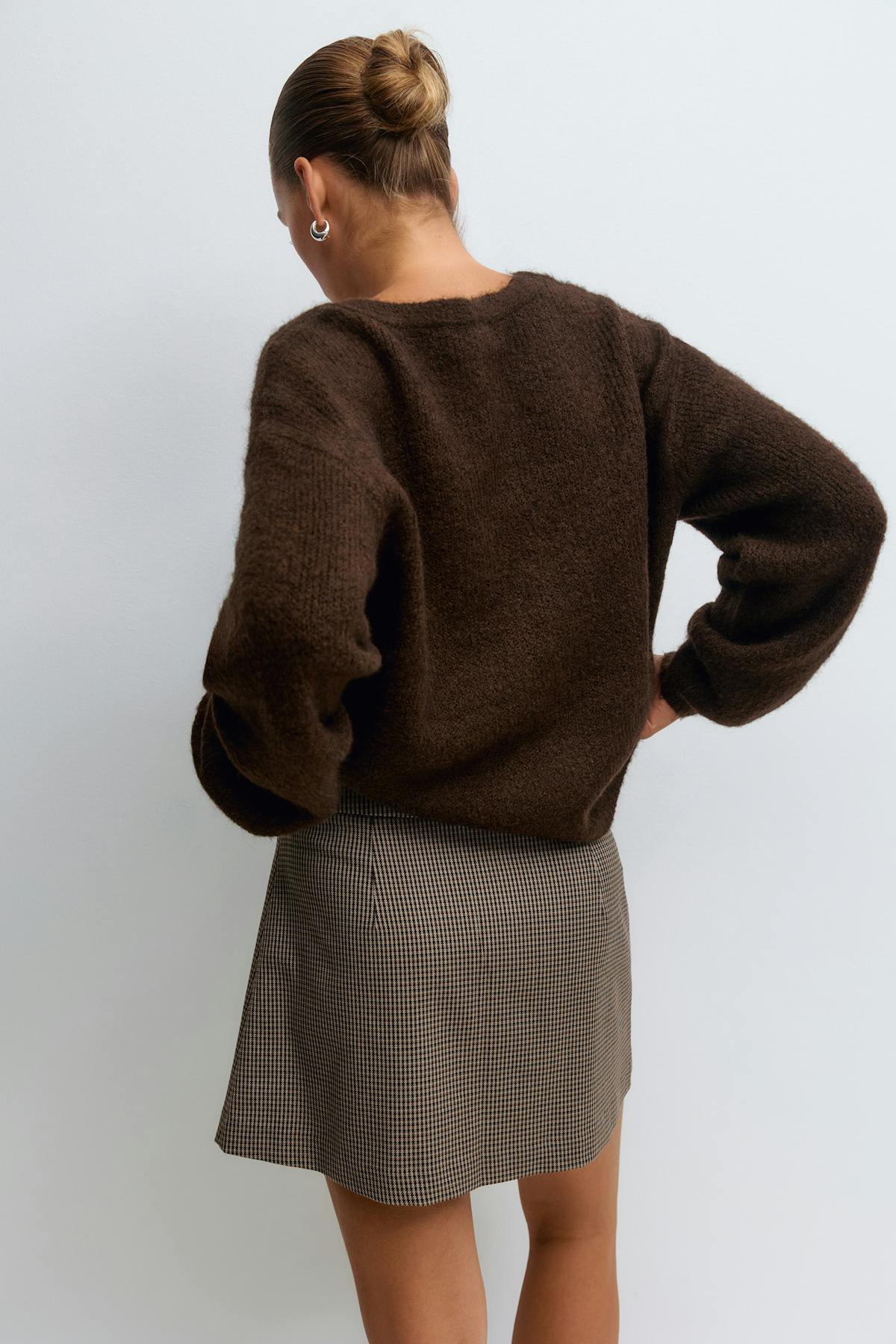Pleated skirt - Check