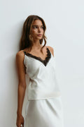 Lace singlet - Noir