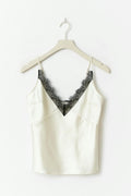 Lace singlet - Crème