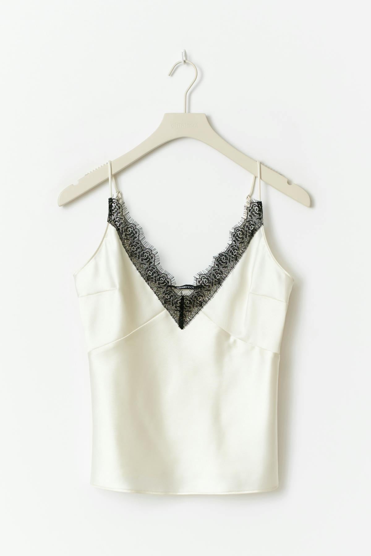 Lace singlet - Crème