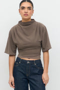 Drapy top - Whitecap gray