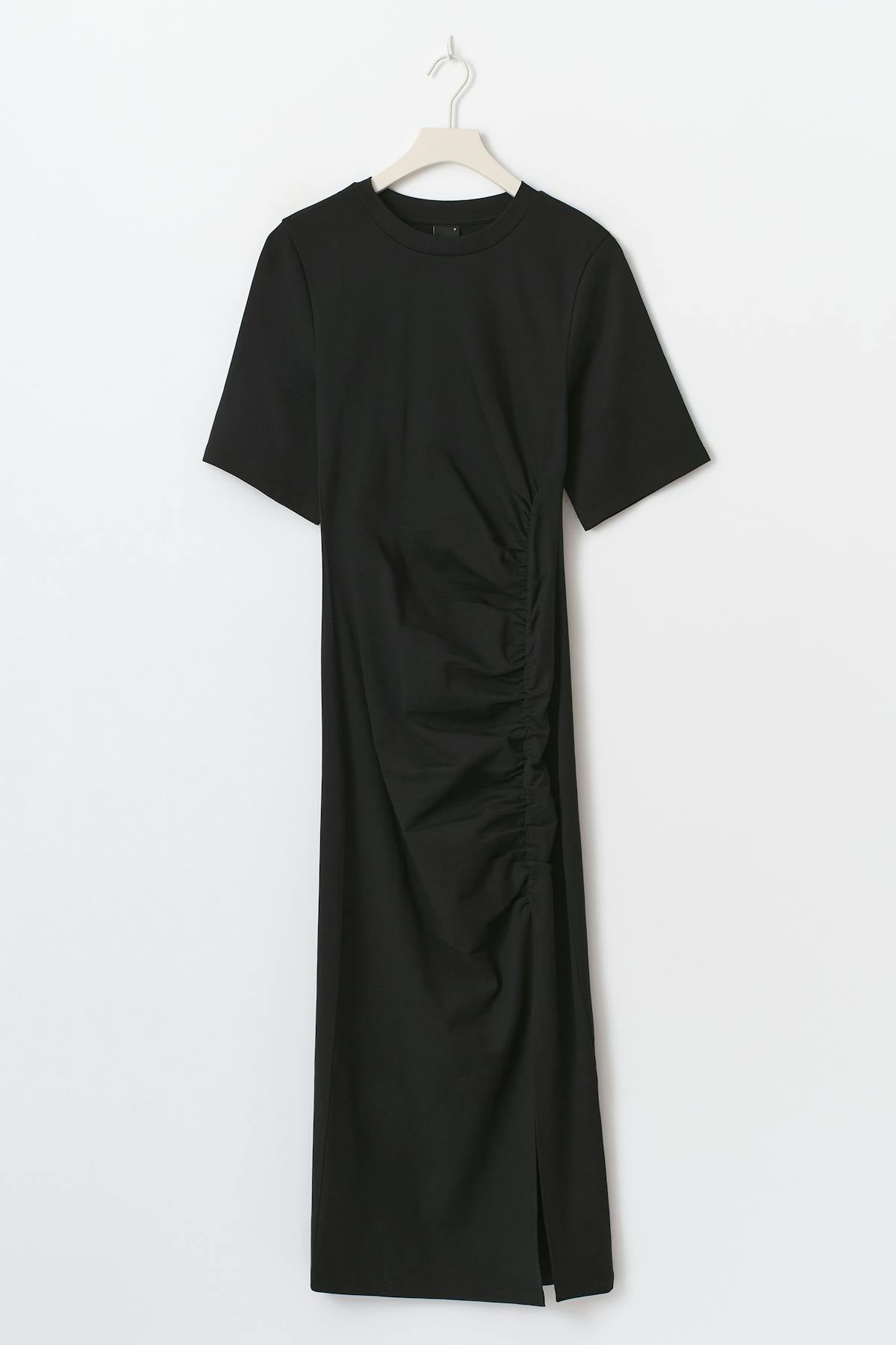 Ruched tee dress - Egret