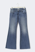Ultra low flare jeans - Bleu clair