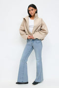 Ultra low flare jeans - Bleu clair